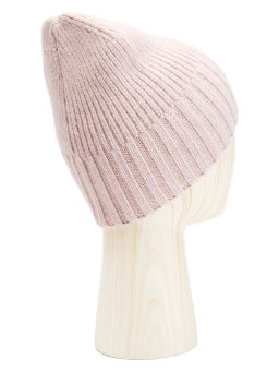Шапка жен. анг+нейл+шерсть LB-A53046 dirty pink