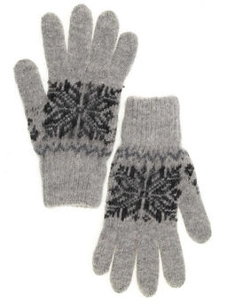 Перчатки женские "Снежинка с зигзагом" 5322-10