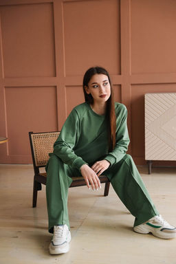 Комплект(костюм) с брюками палаццо Футер 2-х нитка - Relay фото 127