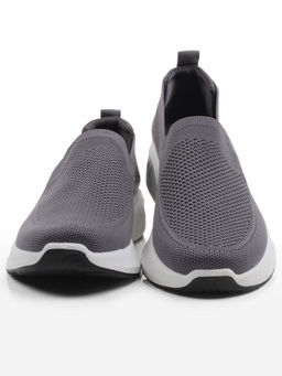 05-TEX-D04-01 GREY Полуботинки спортивные летние мужские (текстиль) - Фабричный китай фото 4