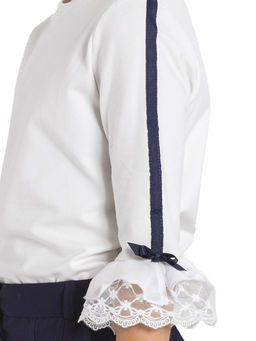 Школьный джемпер для девочки О76560 - Карамелли фото 5