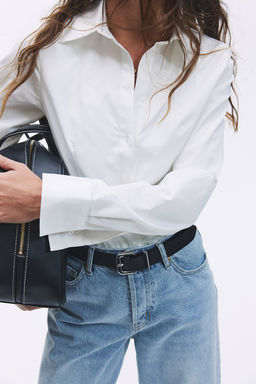 Camisa de algodon elastico - H&m фото 2