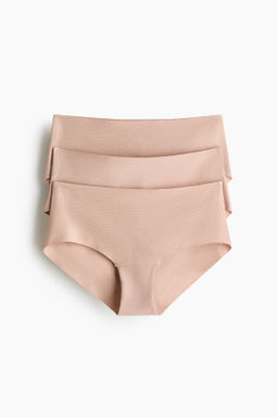 Pack 3 bragas hipster de algod?n efecto invisible - H&m фото 2