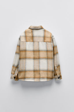 CHECKED OVERSHIRT WITH POCKETS - Zara фото 2