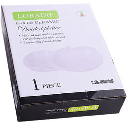 60016 Менажница 2 отдел.,Яблоки, фарфор LR (х24) - Mayer&boch фото 3