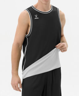 Майка двухсторонняя JOGEL DIVISION PerFormDRY Double-Side Jersey, темно-серый/белый  фото 13