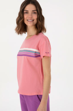 Kad_n Pembe Bisiklet Yaka Ti__rt Sepette S_rpriz _ndirim - U.s. polo assn фото 3