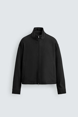 CAZADORA RELAXED FIT ESTRUCTURA / Negro - Zara фото 7