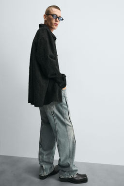 BAGGY JEANS WITH SEAMS - Zara фото 7