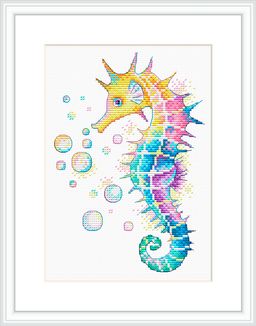 Набор для вышивания М.П.Студия Вышивка на одежде В-549 Радужный конек СК/Распродажа 19 х 13 см