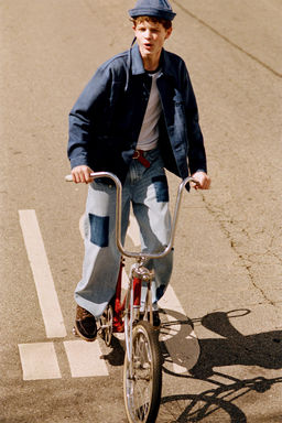 JEANS LOOSE PARCHES / Azul - Zara фото 5