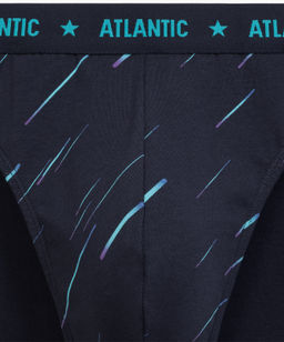 ATLANTIC 3MP-207 Трусы спорт Light - набор 3 шт. темно-синий фото 4