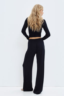 Pantalon de pijama en pointelle - H&m фото 3