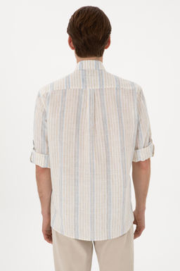 Erkek Beyaz Uzun Kollu G_mlek Sepette S_rpriz _ndirim - U.s. polo assn фото 5