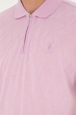 U. S. Polo Assn / Мужская розовая футболка - U.s. polo assn фото 7