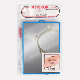 Зеркало настольное - подвесное, зеркальная поверхность 9,2 13 см, цвет МИКС - Queen fair фото 6