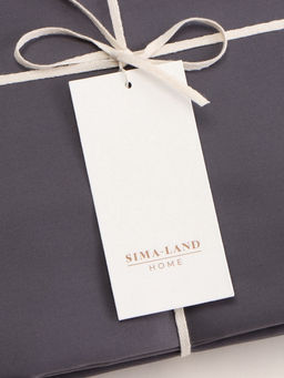 Простыня евро-макси SL Home Graphite, 235280 см, сатин 300ТС, хлопок 100% - Sima-land home фото 6