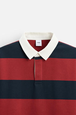CONTRAST COLLAR POLO SHIRT - Zara фото 49
