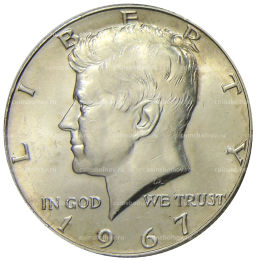 1/2 доллара (50 центов) 1967 года США