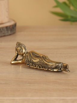 Сувенир «Спящий Будда», 13×3×4 см, бронза