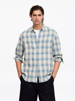 Camisa de franela de corte regular - H&m фото 3