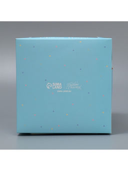 Цена за 5 шт. Коробка под маленький торт, кондитерская упаковка, «Пасха», 15×15×18 см