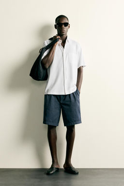 CAMISA REGULAR FIT CONFORT / Blanco