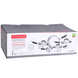 30997 Набор посуды 8пр 0,75+1+1,5+2+2 л MB (х4) - Mayer&boch фото 4