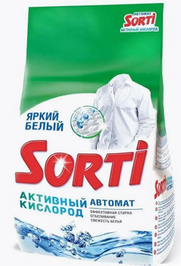 СОРТИ-АВТОМАТ стир.порошок 1500гр Активный кислород пакет (811-5/К-8115М)