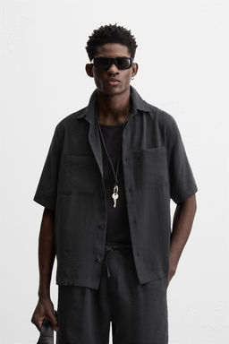RELAXED FIT FLOWING SHIRT - Zara фото 11