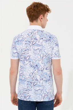 U. S. Polo Assn Мужская синяя футболка с воротником-поло - U.s. polo assn фото 11