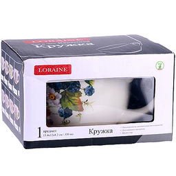 60143 Кружка-супница 550мл Лесные ягоды с лимонами доломит LR (х36) - Mayer&boch фото 3