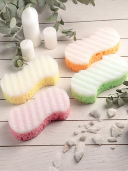 Губка для тела массажная «Наслаждение», 18×9.5×5 см, МИКС