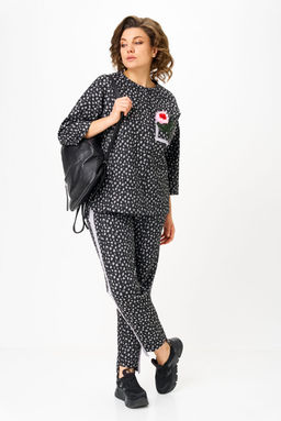 Костюм Michel Chic 1447 черный, лео  фото 2