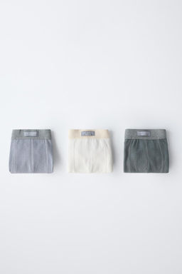 AGES 6-14/ THREE-PACK OF BOXERS WITH LABEL - Zara фото 5