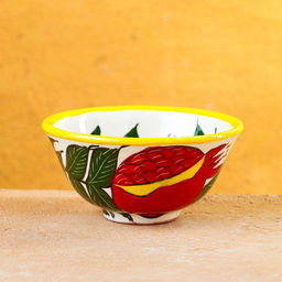 Пиала для чая Риштанская Керамика «Гранат», 200 мл, d=11 см, разноцветная