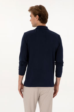 Erkek Lacivert Basic Sweatshirt Sepette S_rpriz _ndirim - U.s. polo assn фото 5