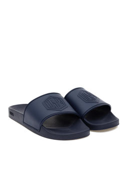 Erkek Lacivert Terlik Sepette S_rpriz _ndirim