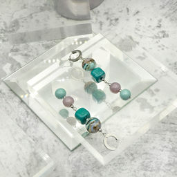 Серьги из муранского стекла MORNING SKY LS3285