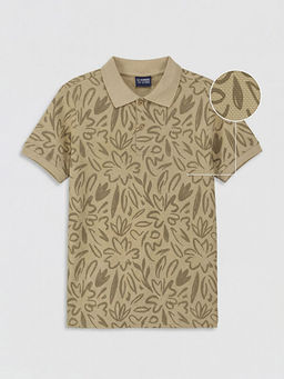 Polo Yaka Desenli Erkek ?ocuk Ti??rt