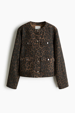 Chaqueta denim sin cuello - H&m фото 2