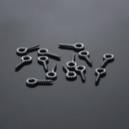 Цена за 2 шт. Штифт винтовой для кулона СМ-934, (набор 50 шт.) 1.1×0.5×0.1 см, цвет серебро