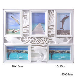 Фоторамка коллаж 45х34 см / WK06 /уп 24/5 фото белая