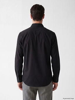 Slim Fit Poplin Erkek G?mlek - Waikiki фото 3
