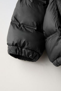 WATER-REPELLENT HOODED PUFFER JACKET - Zara фото 10