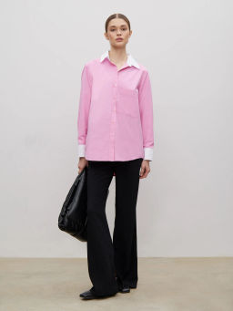 Рубашка прямого кроя B2941/petal - Emka фото 2