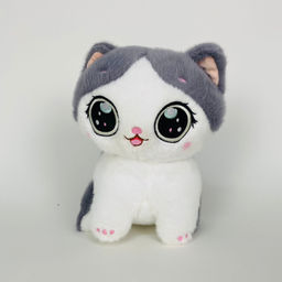 Мягкая игрушка Кошка большеглазая 26 см - Storyland фото 10