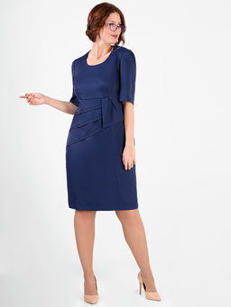 Платье синее женское