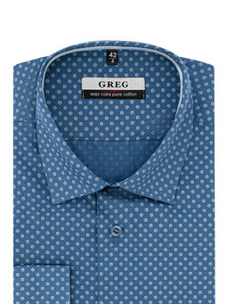Сорочка мужская длинный рукав GREG 233/231/1854/Z/1p