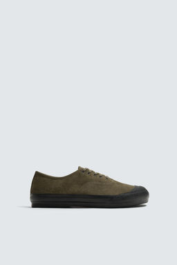 LEATHER LIMITED EDITION TRAINERS - Zara фото 4